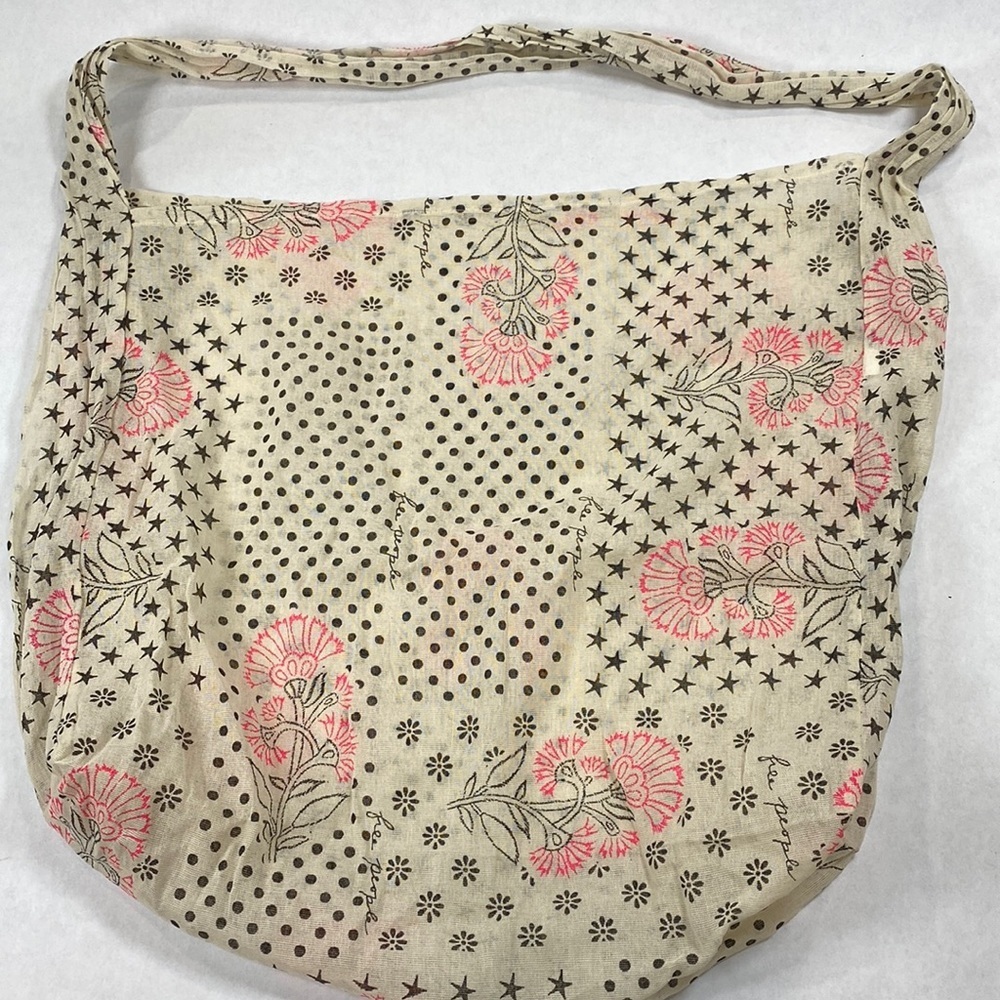 5 for $25 Free people tote bag reusable bag fabric bag floral‎